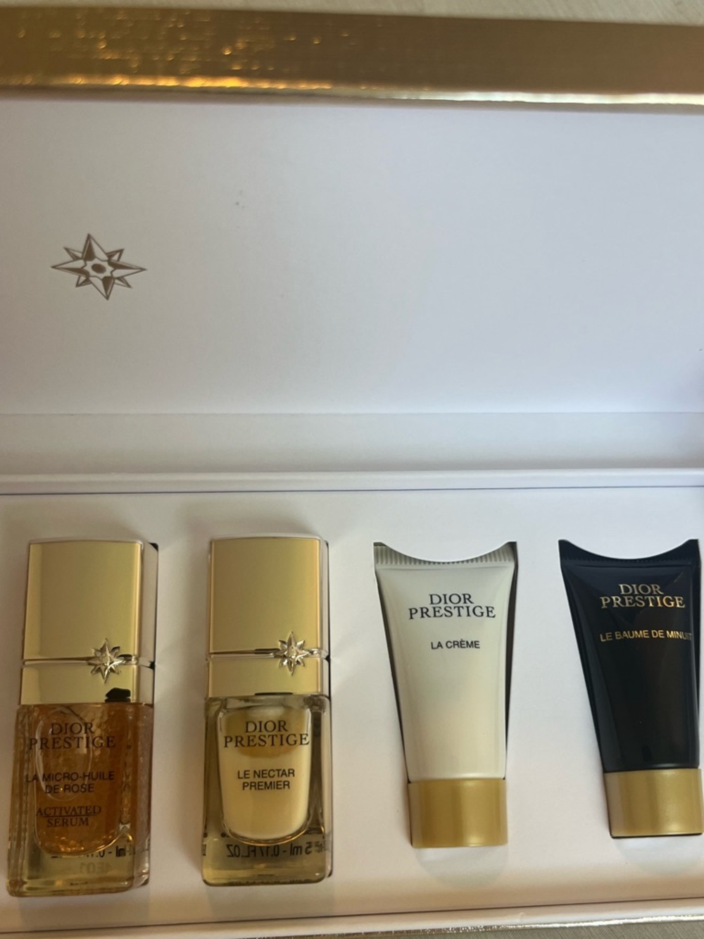 Authentic Dior Prestige Skincare Limited Edition 7 pc Set in Gold Piano Case - Picture 4 of 6